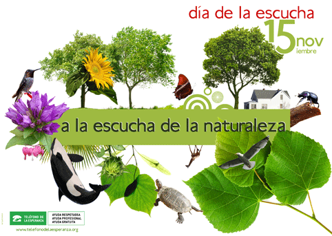 Cartel Día de la Escucha 2009 / Diseño: María Luisa Rivero y Cristina Bezanilla (www.cyml.es)